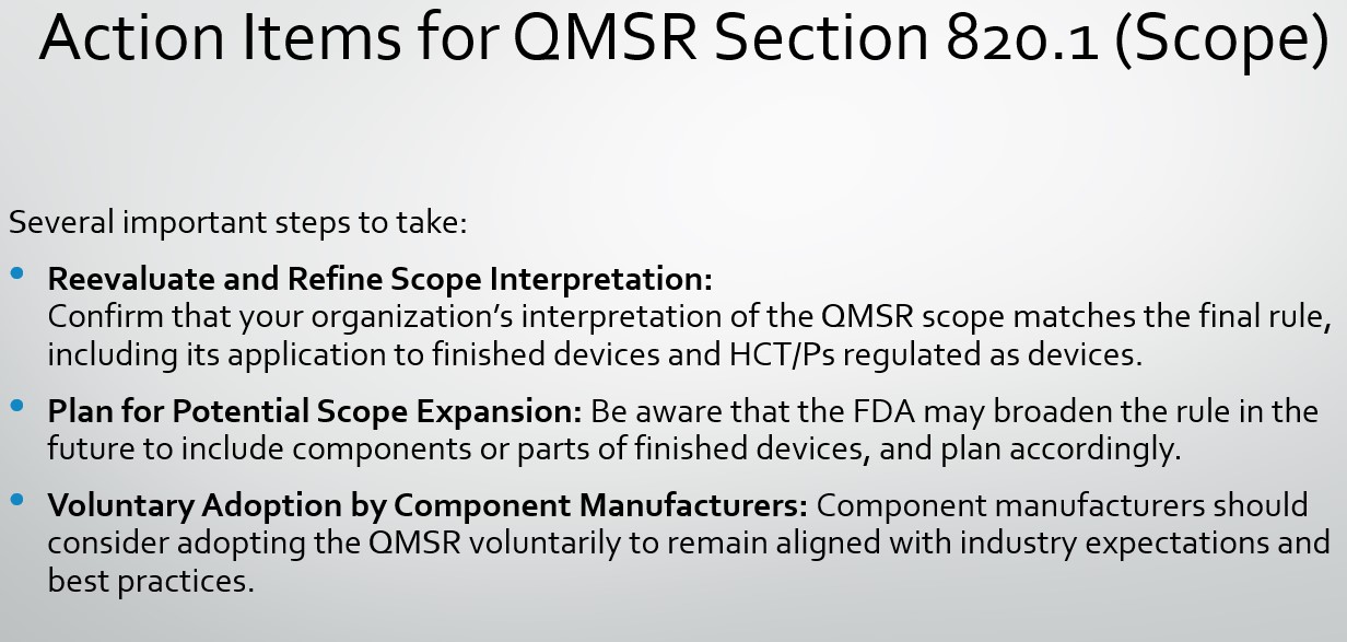 The New QMSR: What Every Manufacturer Needs to Know