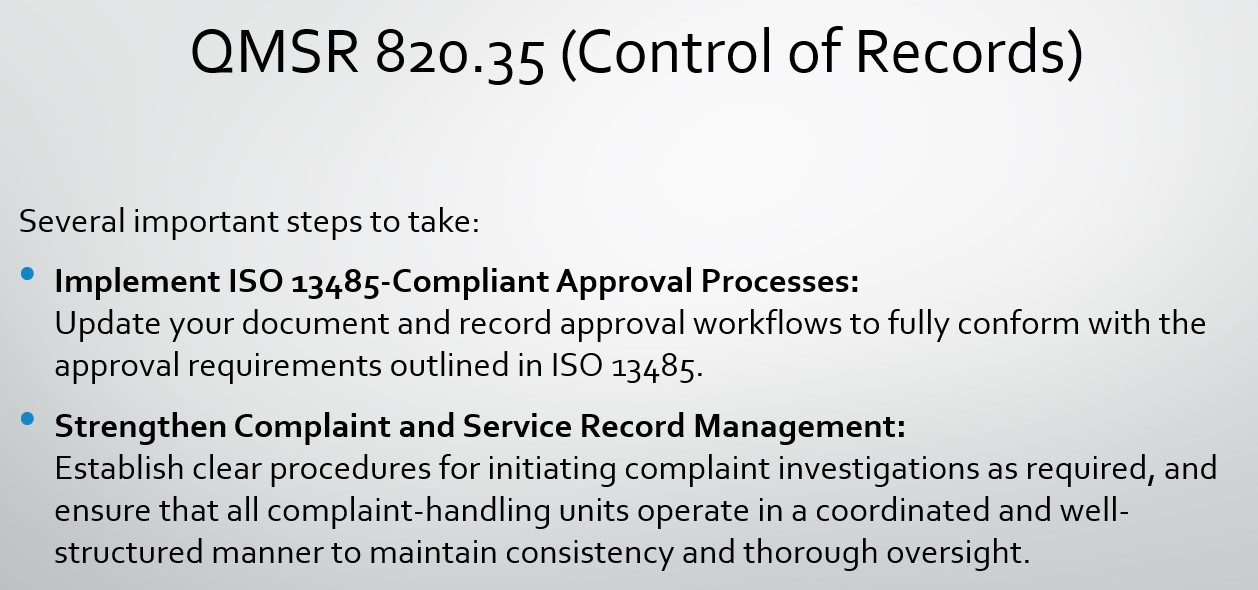 Expert QMSR Transition Support from FDAmedix